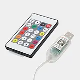 Водонепроникна світлодіодна стрічка з пультом 15 Вт 10м, фото 4