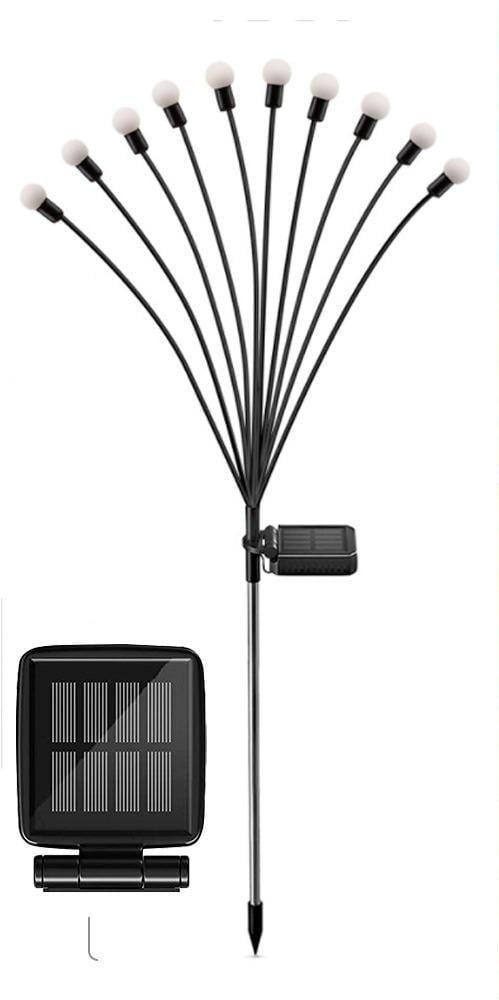 Світильник Світлячок для саду на сонячній батареї 10 лампочок, фото 1