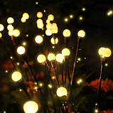 Світильник Світлячок для саду на сонячній батареї 10 лампочок, фото 3