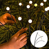 Світильник Світлячок для саду на сонячній батареї 10 лампочок, фото 4