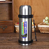 Хромований термос Originals з кришкою чашкою 1.2 л, фото 2