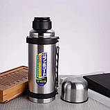 Хромований термос Originals з кришкою чашкою 750 мл, фото 2