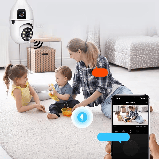 Зовнішня камера E28B у вигляді лампочки, цоколь E27, з подвійним об'єктивом і нічним баченням, фото 3