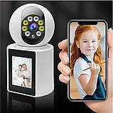 Поворотна IP WiFi камера V1-20C відеоняня з екраном 2,8", фото 5