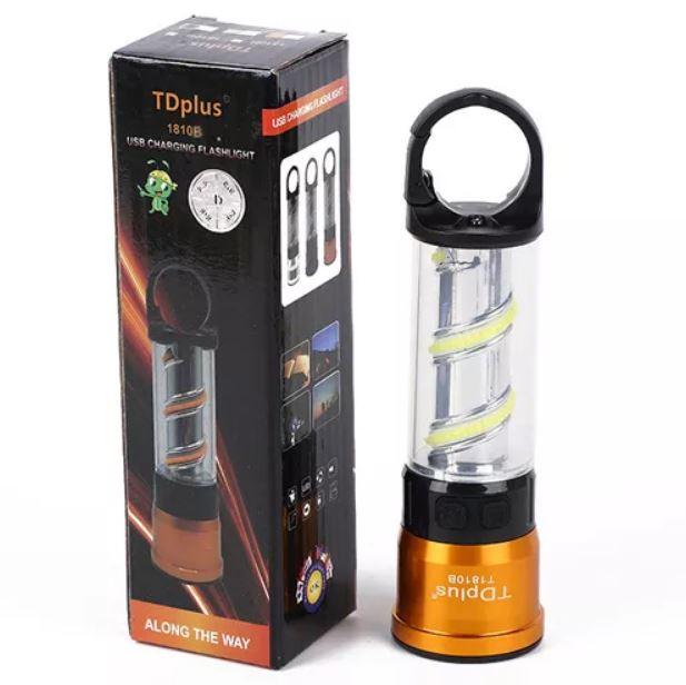 Ліхтар ручний 1810B-LED+COB світильник Li-Ion акумулятор гак ЗУ Type-C ліхтарик акумуляторний, фото 1