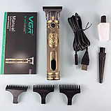Бездротовий тример для стрижки волосся VGR V-948, фото 4