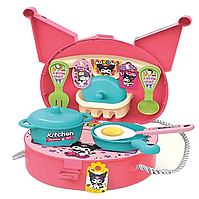 Дитячий кухонний набір Kuromi з 26 предметів, рожевий