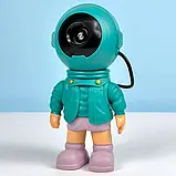 Проєктор зоряного неба лампа нічник Astronaut Projector Lamp K2301 зі змінними картриджами, фото 6