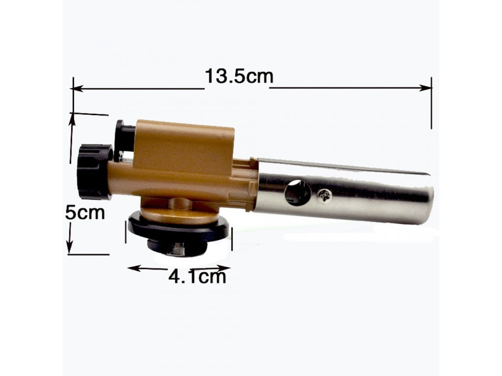 Пальник латунний M-60 під цанговий балон із п'єзо елементом 1084, фото 1