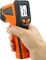 Безконтактний термометр інфрачервоний, від батарейок, Т400/ Цифровий термометр/ Пірометр/Міжний градусник
