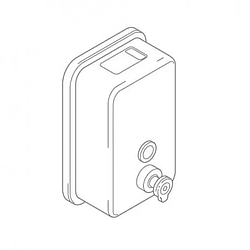 Дозатор мыла-пены из нержавеющей стали Rixo Solido (S116)