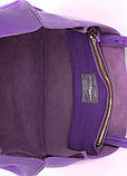 Жіноча шкіряна сумка POOLPARTY Soho фіолетова, фото 3