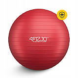 М'яч для фітнесу (фітбол) 4FIZJO 55 см Anti-Burst Red (P-5907222931509), фото 3