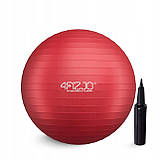 М'яч для фітнесу (фітбол) 4FIZJO 55 см Anti-Burst Red (P-5907222931509), фото 11