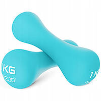 Гантелі вінілові 4FIZJO 8-shape 2 x 1 кг (P-5907739312006)