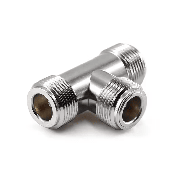 Спліттер антенний N type Female (мама) на 2 Female (мама), трійник розгалужувач для антен, перехідник N типу, фото 2