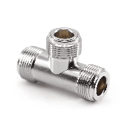 Спліттер антенний N type Female (мама) на 2 Female (мама), трійник розгалужувач для антен, перехідник N типу, фото 3