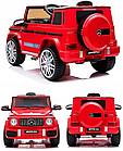 Дитячий електромобіль MERCEDES G63 AMG червоний (Польща), фото 5