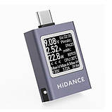 USB тестер струму, напруги, ємності, Type-C, Hidance HDC-085C, фото 2