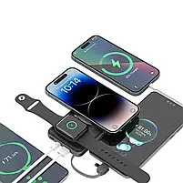 Повербанк 10000mAh Choetech B695 Black QC3.0 PD3.0 бездротова зарядка смартфонів та Apple Watch (43-00131), фото 7