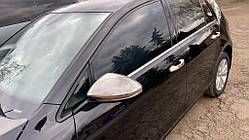 Нижні молдинги скла HB (4 шт, нерж) OmsaLine - Італійська нержавійка для Volkswagen Golf 7/E-Golf 2012-2020 рр