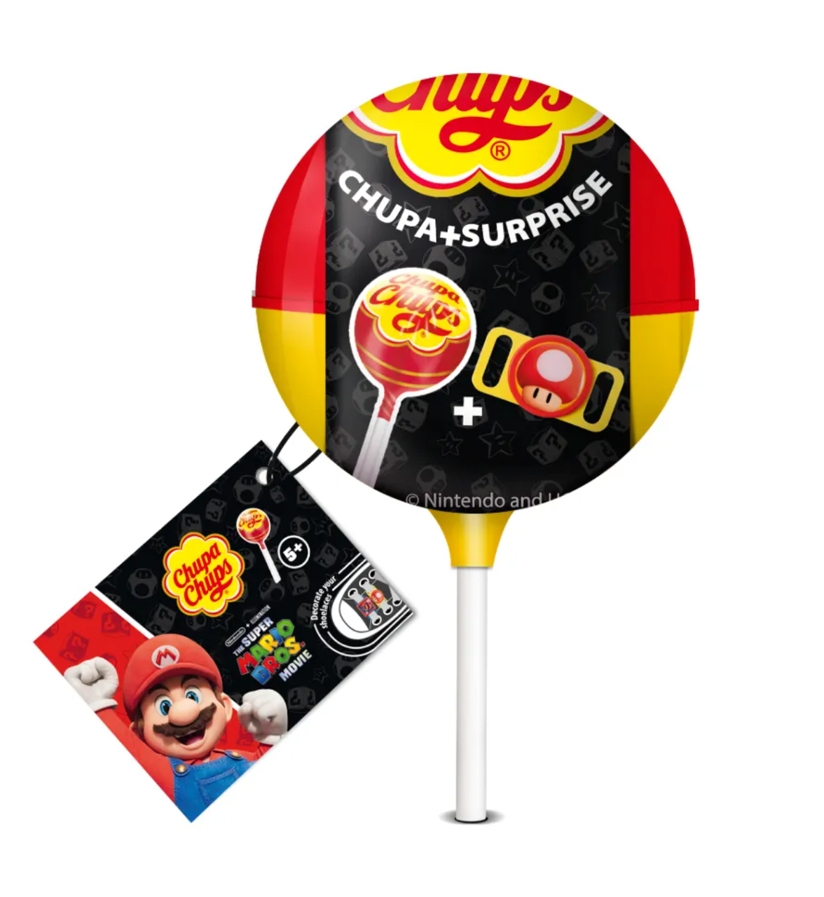 Льодяник Chupa Chups Surprise Super Mario 12г