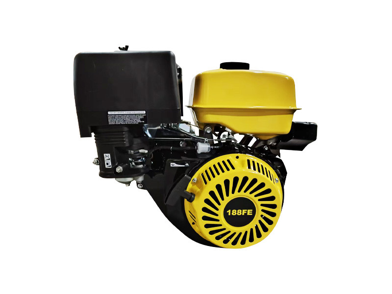 Двигун 188FE — бензин (під шліци діаметр 25 мм) (10 л.с.) з електростартером — YBX, фото 1