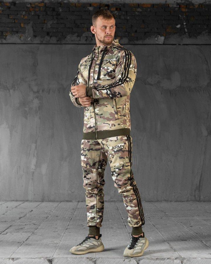 Костюм Спортивний Мультикам на флісі Зимовий Army НП3306 ТМ, фото 1
