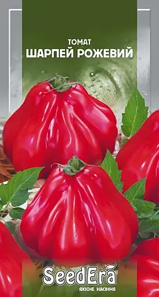 Насіння томата Шарпей Рожевий, 0,1 г — середній (110-115 днів), рожевий, індитермінантний, SeedEra, фото 1