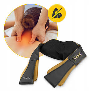 Накидка-масажер 4FIZJO Shiatsu Pro+ для шиї та спини Black/Gold (P-5907739312358), фото 3