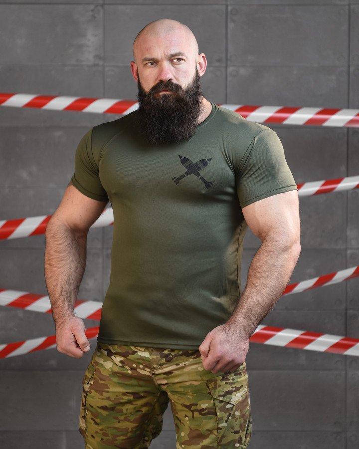 Тактична футболка потоотводящая SABUR МІНА ОЛИВА ВТ6562, фото 1