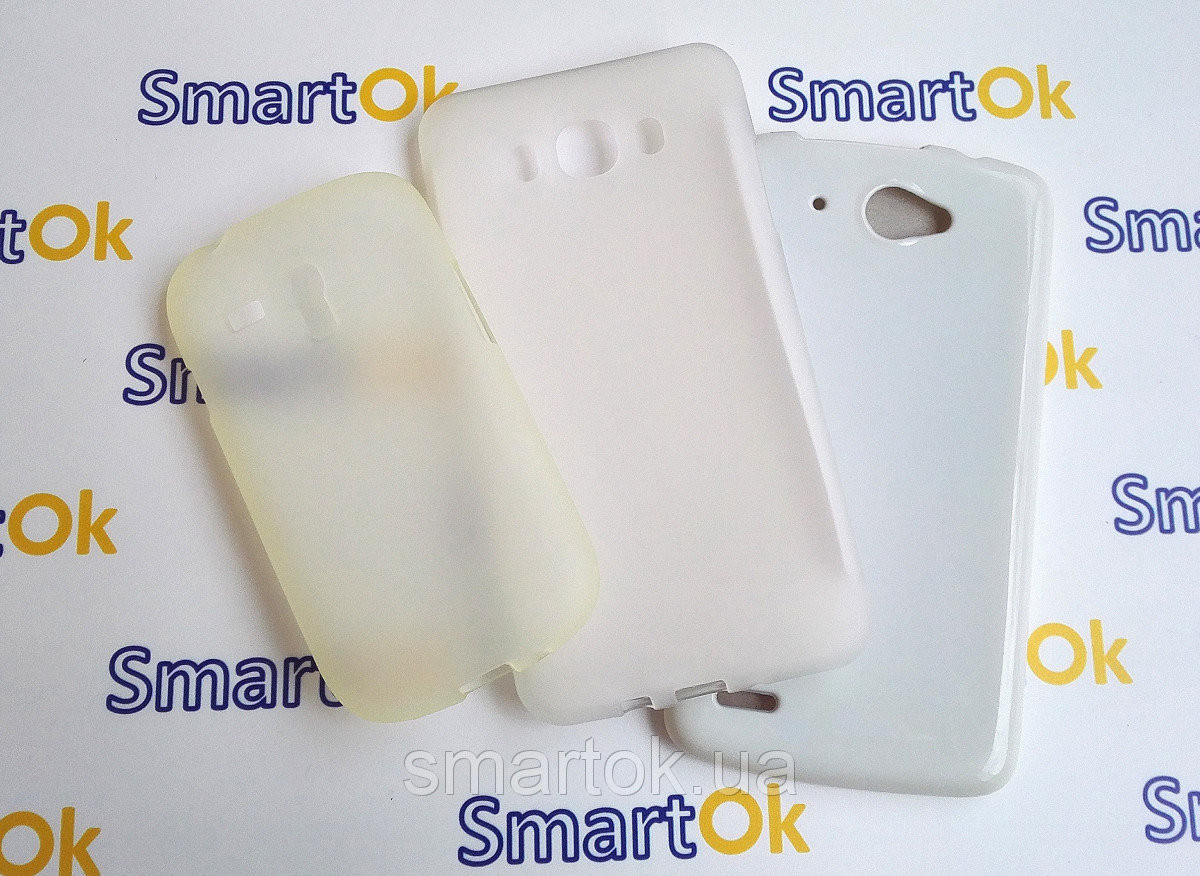 Original Silicon Case HTC Desire 500 White чохол накладка силіконова