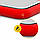 Мат гімнастичний надувний 4FIZJO Air Track Mat 600 x 200 x 20 см White/Red (P-5907739312044), фото 6