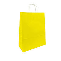Пакет крафтовий (жовтий, 25*11*33см)