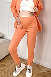 Трикотажний спортивний костюм для вагітних та годуючих абрикосовий S, фото 7
