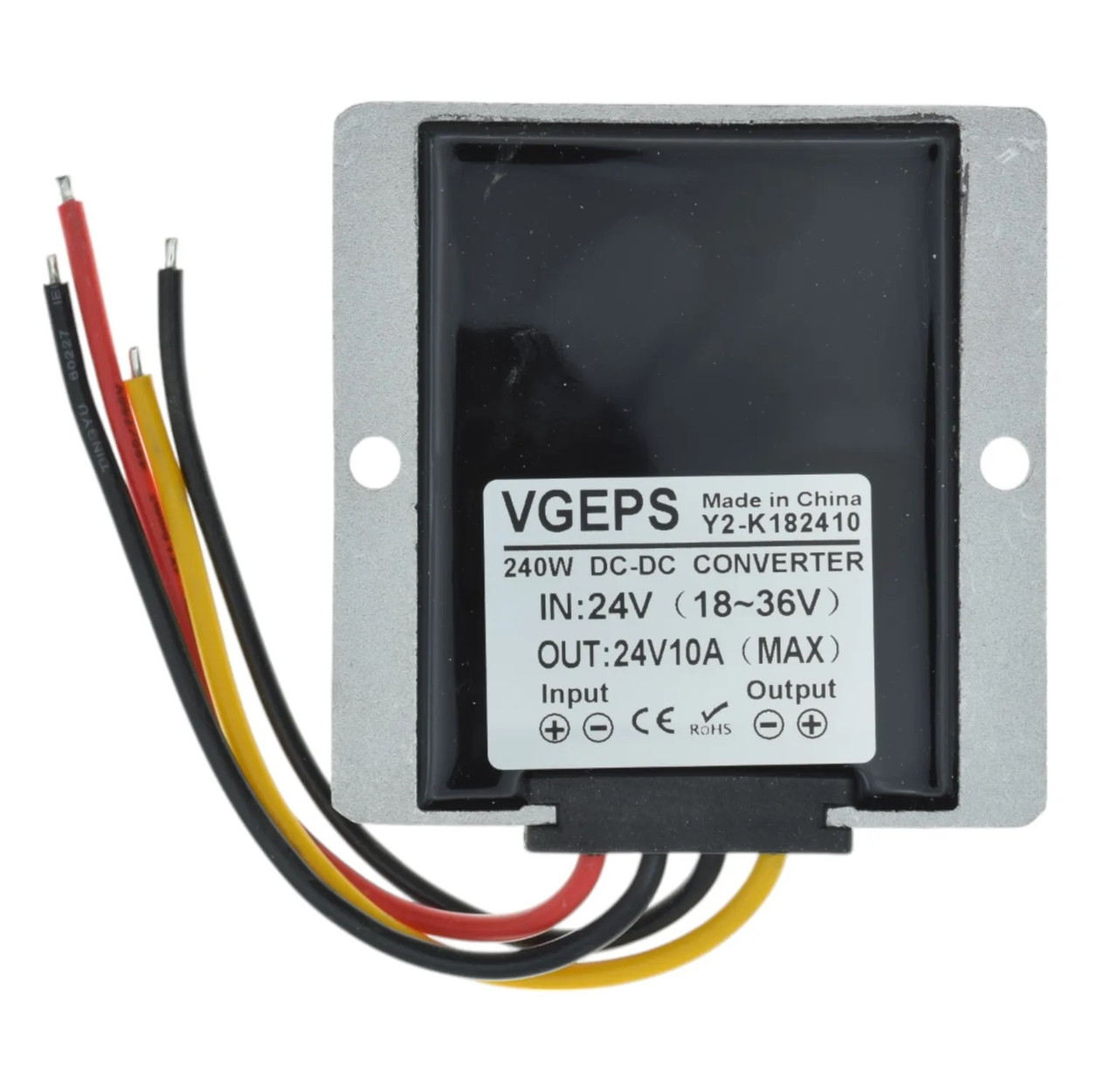 Підвищуючий перетворювач VGEPS DC 18V to 24V 10A (Y2-K182410), з радіатором, для РЕБ