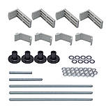 Бокс душовий без гідромасажу Mixxus STRONG SB01-90x90x215-FB SATIN з високим піддоном (MI6884), фото 7