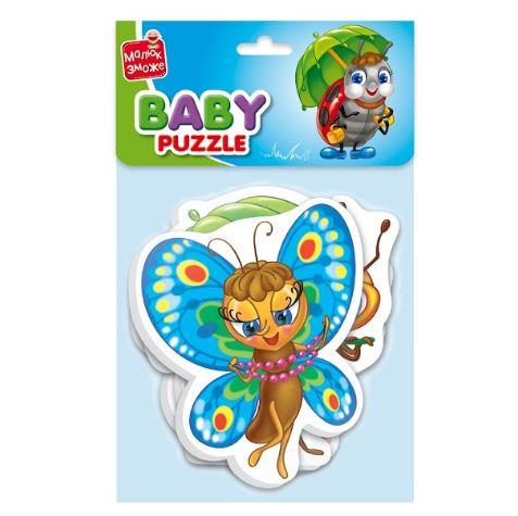 Пазли Baby puzzle Веселі комашки 4 шт
