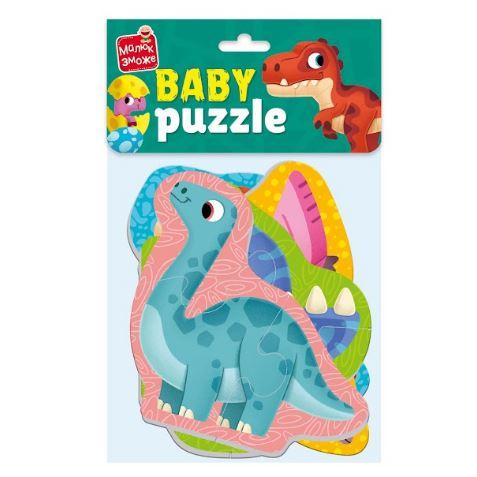 Пазли Baby puzzle Динозаври 4 шт