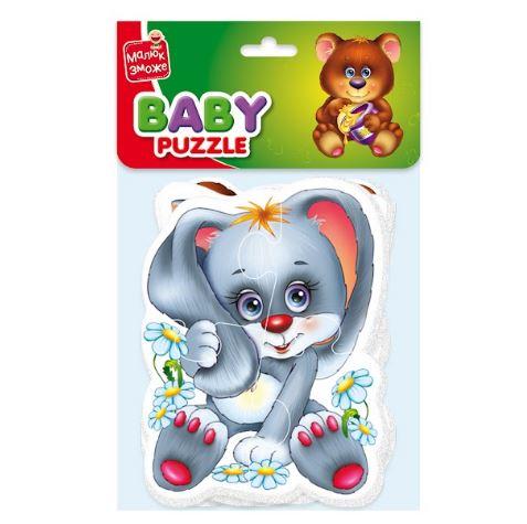 Пазли Baby puzzle Лісові жителі: лисиця, заєць, вовк, ведмідь 4 шт