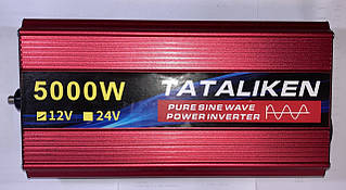 Перетворювач напруги 12V – 220V чистий синус Power Inverter 5000W Tataliken