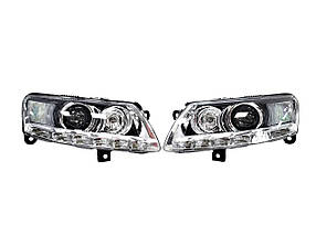 Передні фари ( Bi-Xenon No Adaptive рестайл ) без блоків на Audi A6 C6 2004-2011 року