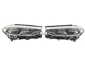 Передні фари ( Full Led Adaptive ) без блоків на бмв 5 Series G30 / G31 2017-2020 року
