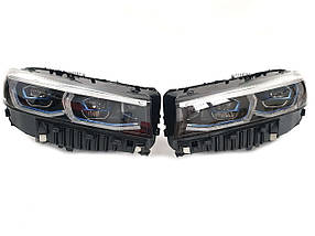 Передні фари ( Full Led в стилі Laser ) апгрейд в LCI на бмв 7 Series G11 / G12 2015-2019 року