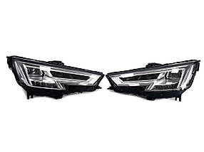 Передні фари ( LED Європа без блоків ) на Audi A4 B9 2015-2019 року