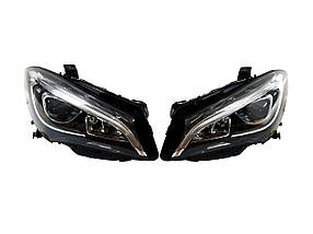 Передні фари Full LED ( апгрейд з Xenon ) на мерседес CLA-клас C117 2017-2019 року