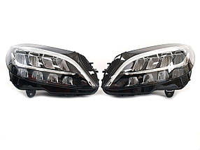 Передні фари Led High Performance ( комплектні ) на мерседес C-клас W205 2018-2021 року