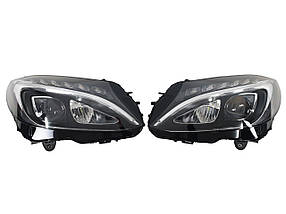 Передні фари Led High Perormance ( без блоків ) на мерседес C-клас W205 2014-2018 року