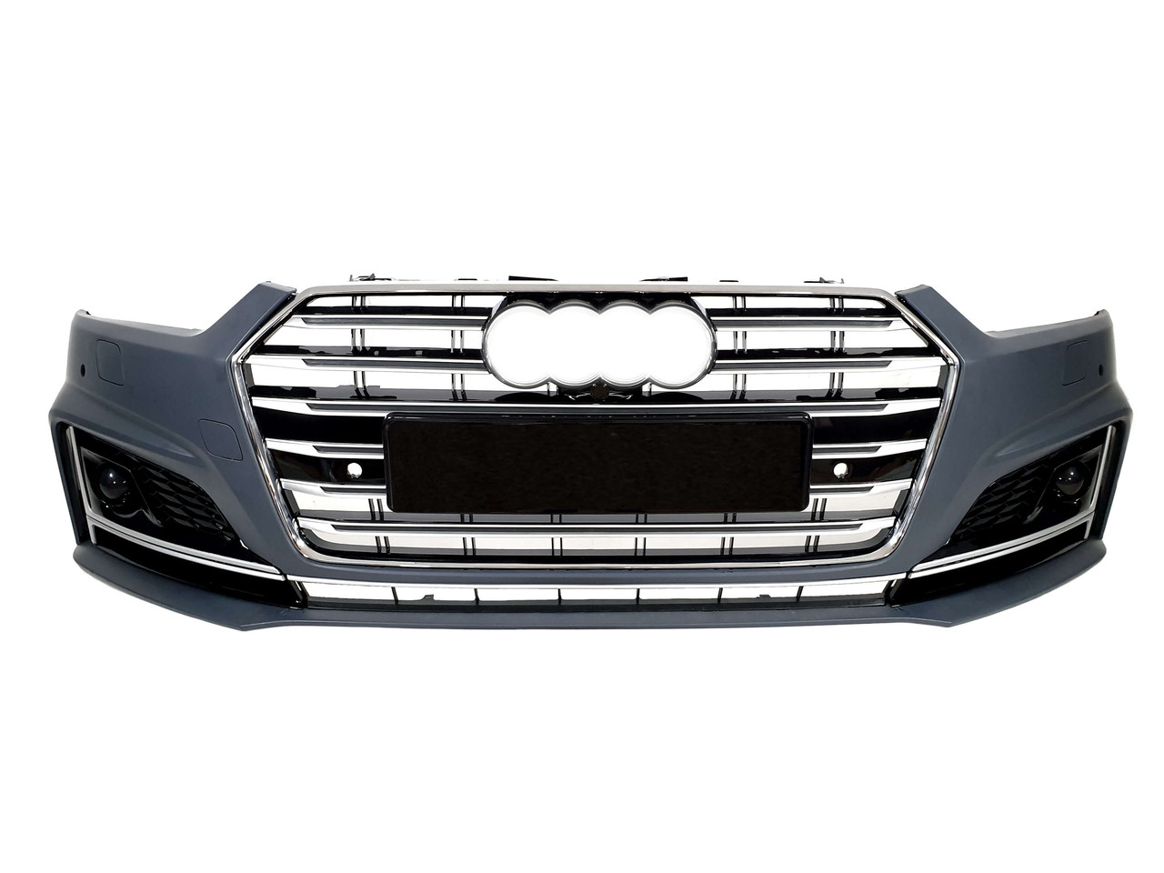 Передній бампер ( в стилі S5 ) V2 на Audi A5 B9 2016-2020 року