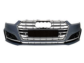 Передній бампер ( в стилі S5 ) V2 на Audi A5 B9 2016-2020 року